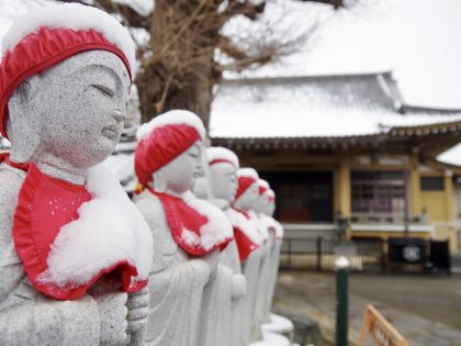 第一五五回　境内が雪化粧に包まれました